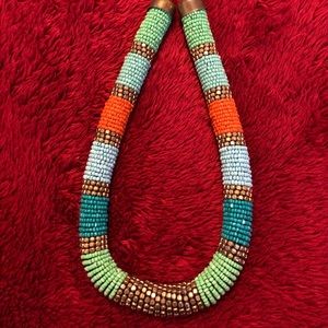 Colorful beaded necklace